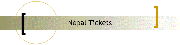 Nepal Tickets